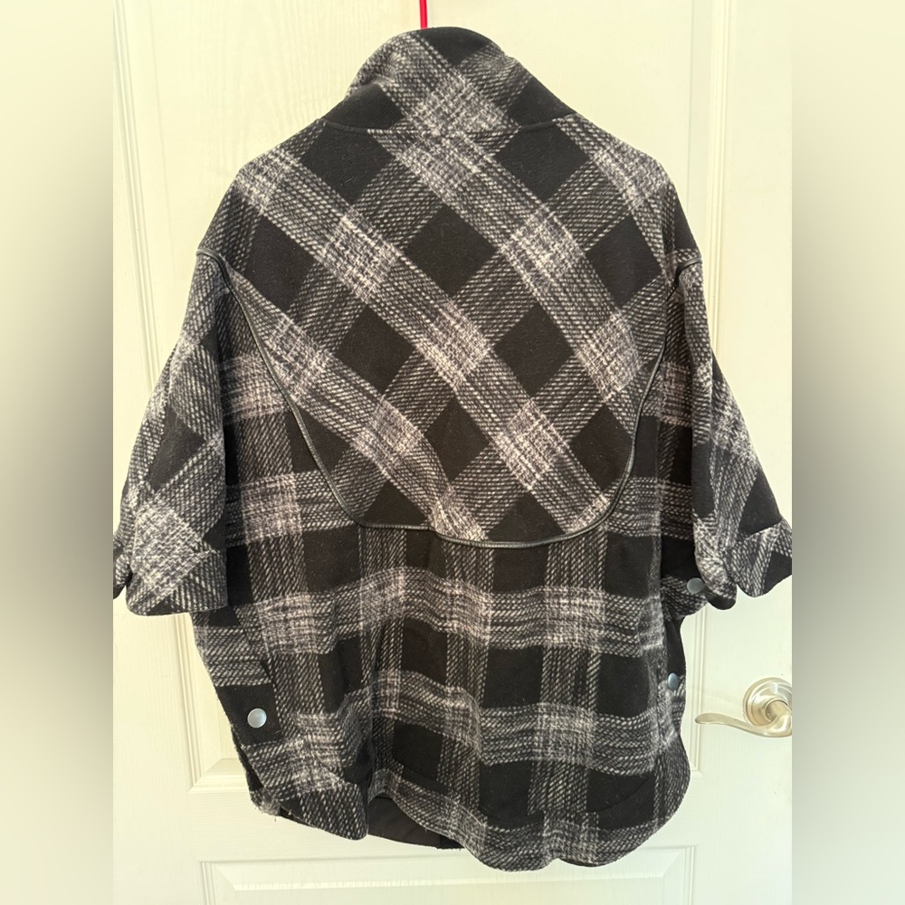 Smartwool Black And Gray Patterned Jacket - image 2